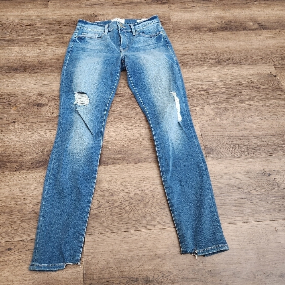 FRAME Le De Jeanne Skinny Crop